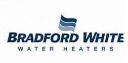 Bradford White water heaters logo, representing trusted plumbing brands used by plumbers for reliable installations and repairs in Apache Junction, AZ